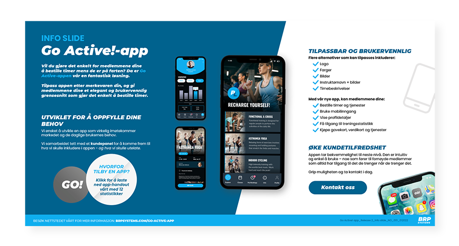 Go Active app - Release 2 - NO_1